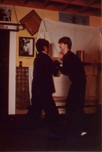 Philipp Bayer con Wong Shun Leung maggio 1986