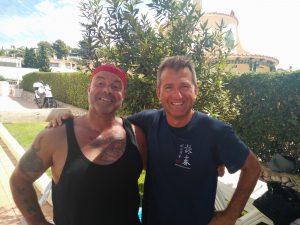 con l'amico Carlos Menorca 2016